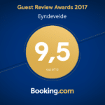 Eyndevelde vakantiewoningen scoren 9,5 op 40 reviews bij booking.com