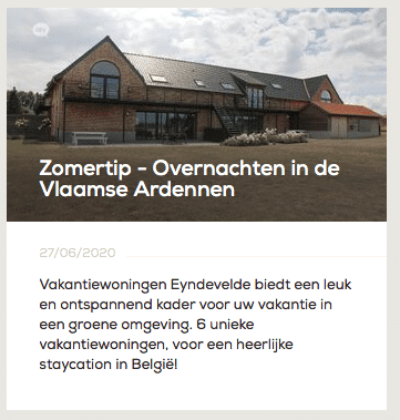 Eyndevelde vakantiewoning - groepsaccommodatie in de Vlaamse Ardennen met moderne architectuur en landelijke omgeving